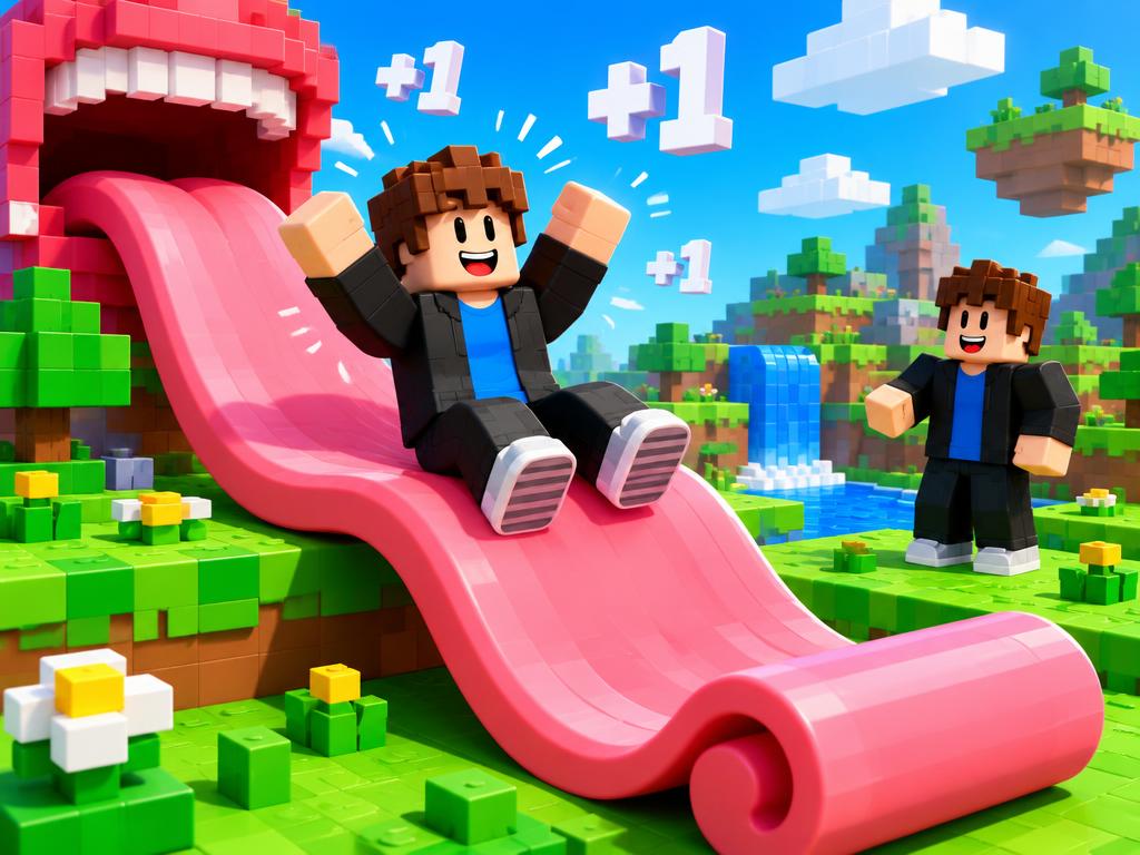 Illustration zum Roblox-Spiel +1 Zungenflucht